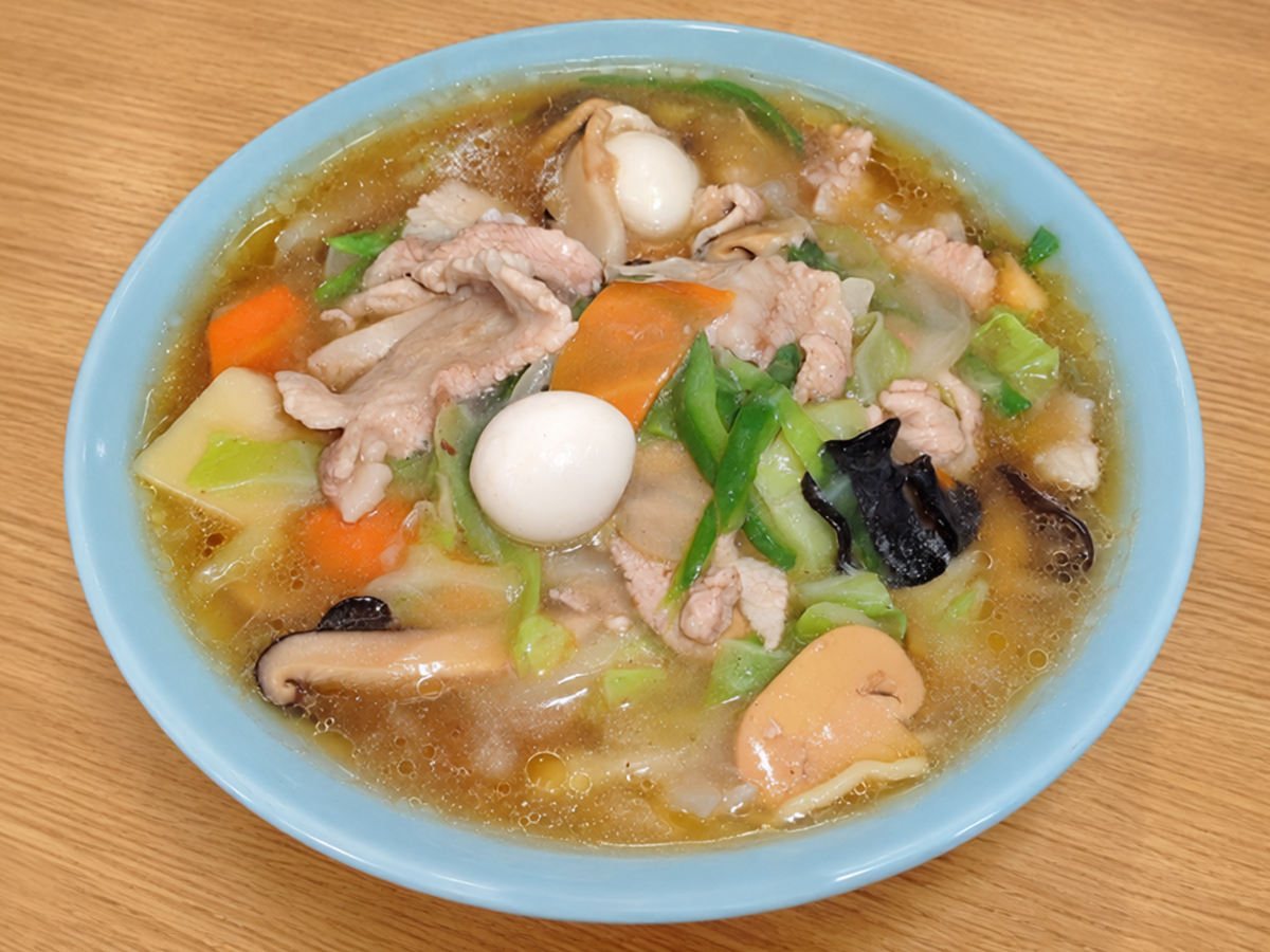肉入りソバ